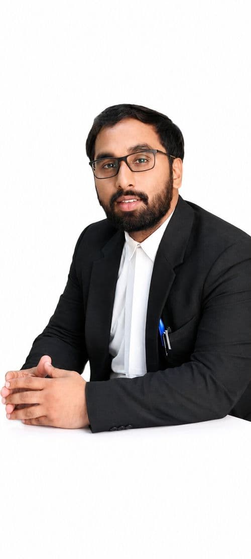 Portrait of Advocate Arjun Mavi