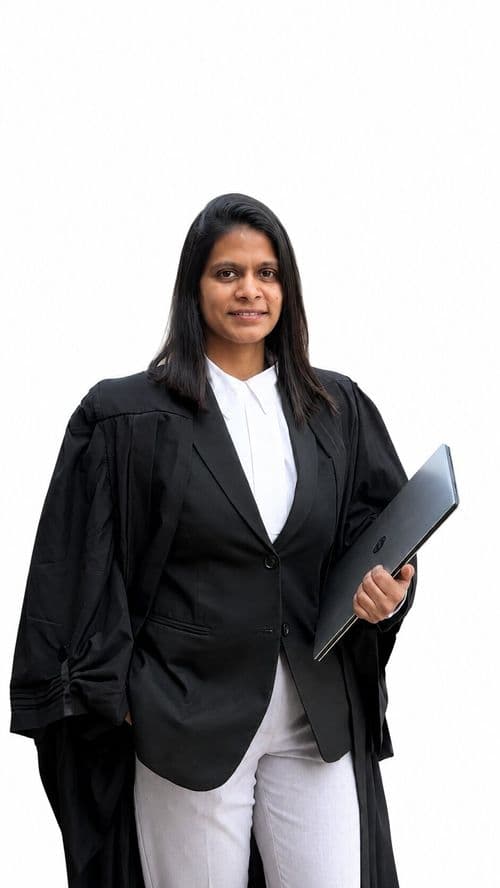 Portrait of Advocate Ria Goyal, Senior Partner